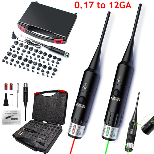 Red green laser bore sighter - bore,