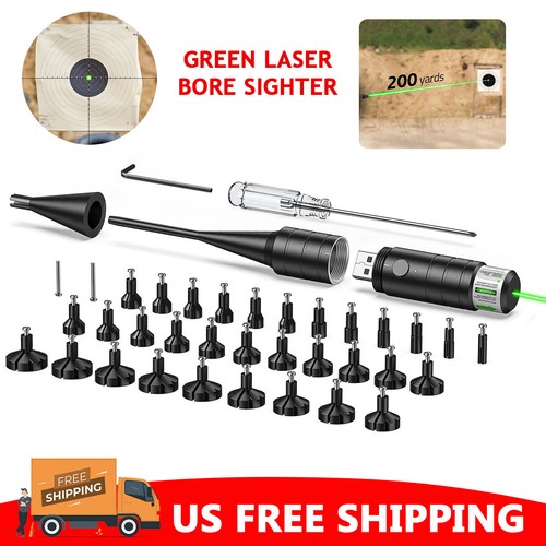 Rechargeable green laser bore - green,